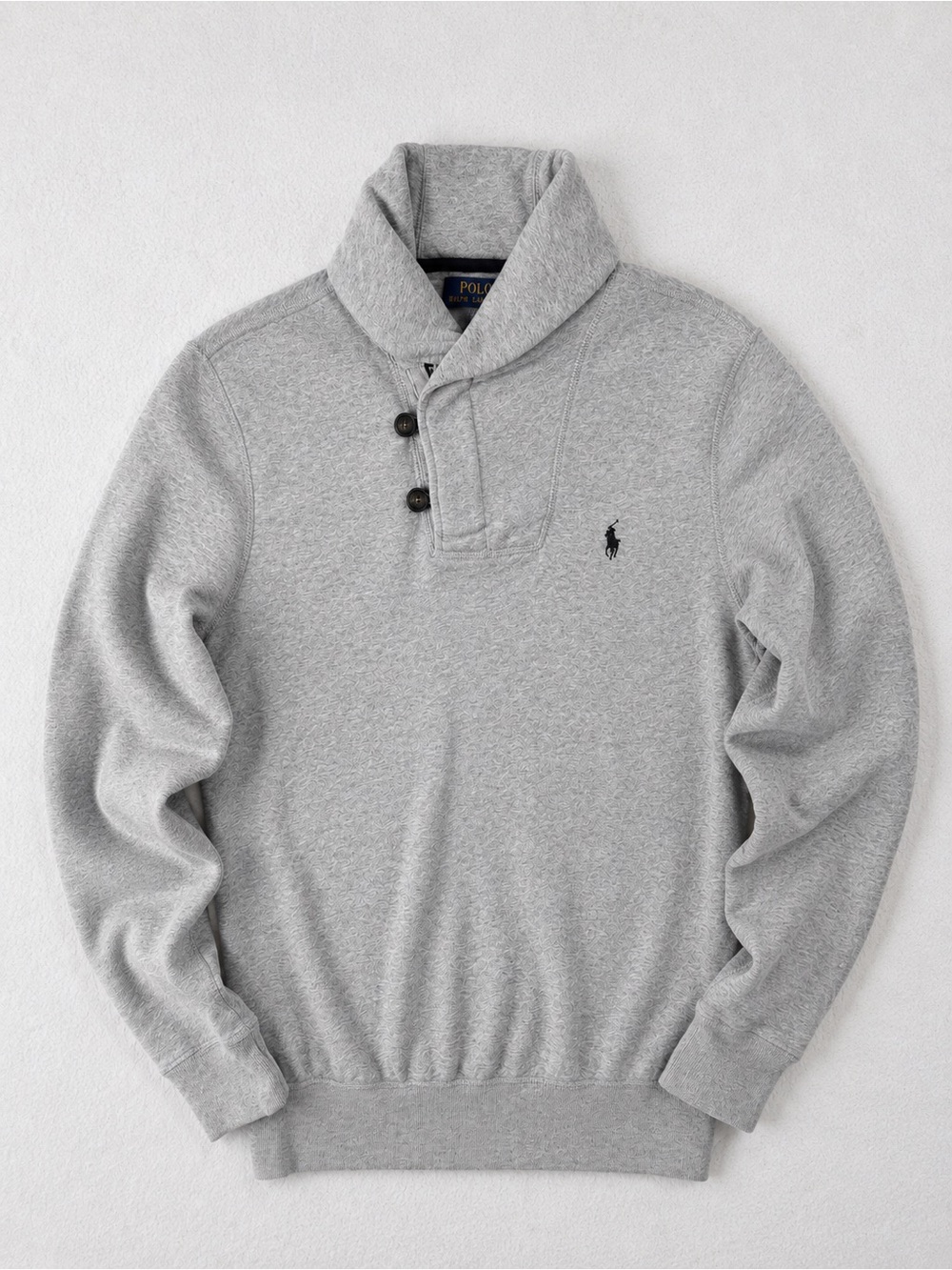 Polo Ralph Lauren Gray Shawl Collar Sweatshirt Men’s M